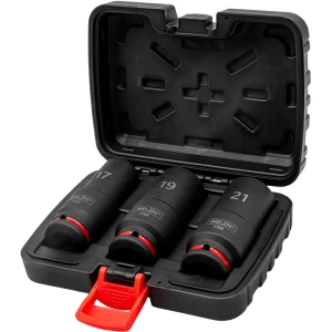 3-Piece Weighted Deep Impact Socket Set; 17-mm, 19-mm & 21-mm
