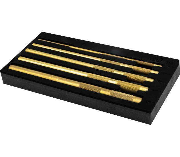 5-Piece XL Brass Punch Set
