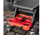 Mobile Stool With Storage Trays