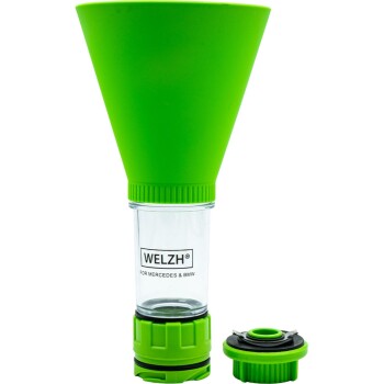 Slow Fill olie trechter voor Mercedes en BMW voertuigen