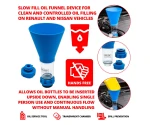 Slow Fill Oil Funnel Filling Device For; Renault & Nissan