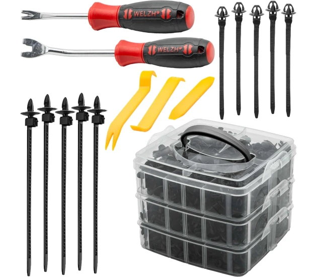Trim Clip Assortment; 635-Pieces