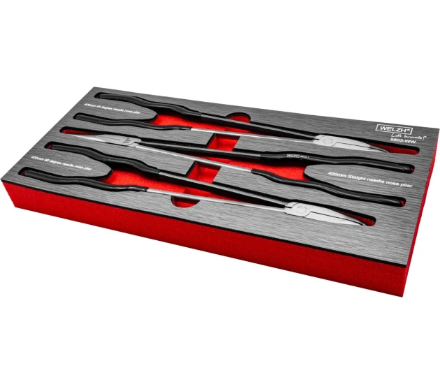 3-Piece Extra Long Needle Nose Plier Set