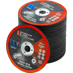 Cutting Disks 75x1.0mm x 9.5mm (3'' Inch) WerkConnect™ 300-Piece Extra Thin