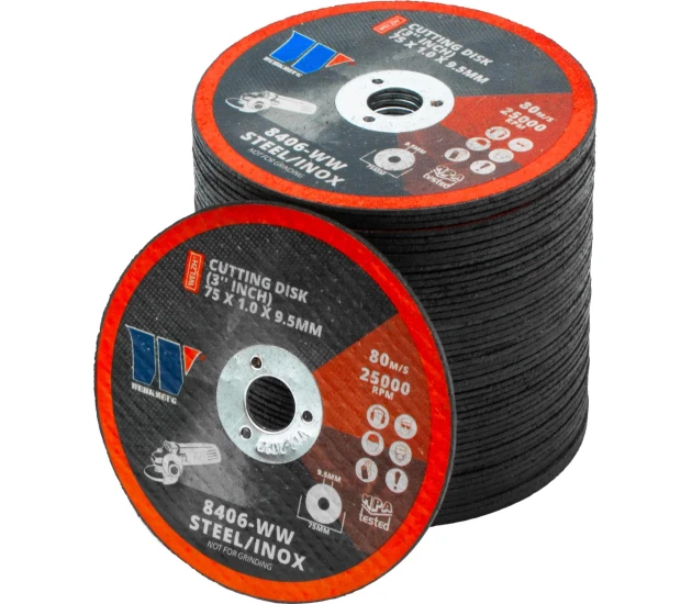 300-Delige extra dunne snijschijven (75x1,0mm x 9,5mm)