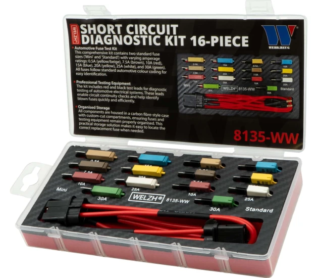 16-Delige Short Circuit diagnostiek kit