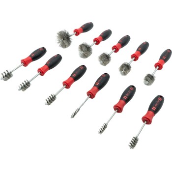 11-delige ontbraamborstelset – diverse maten voor professioneel metaalbewerking