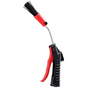 Luchtblaaspistool met borstelmondstuk