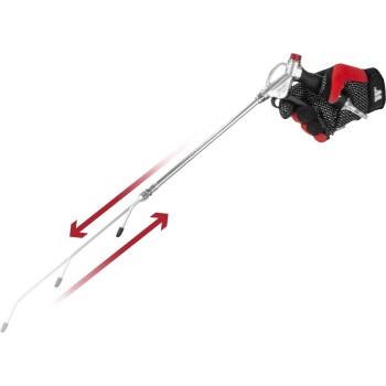 Blaaspistool met drukregelknop - extra lang