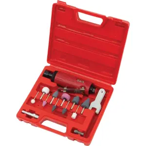 Pneumatische stiftslijper & accessoires set