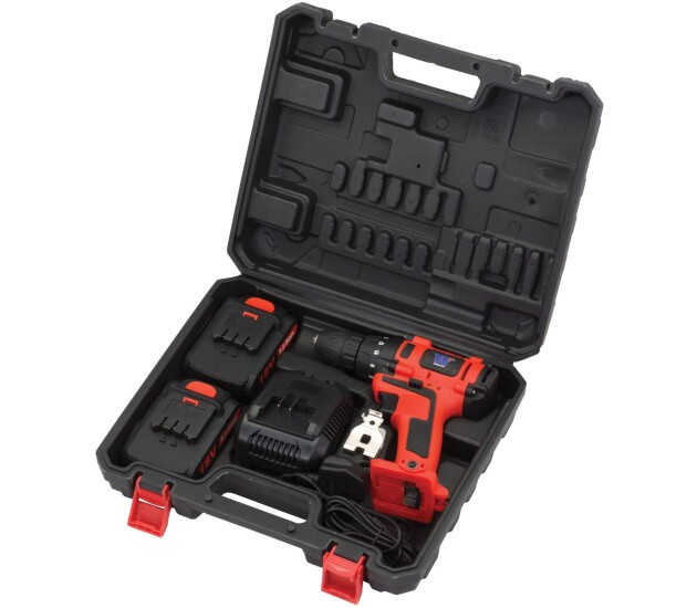 Accuboormachine – 18V Lithium-Ion Set (met 2 accu’s)