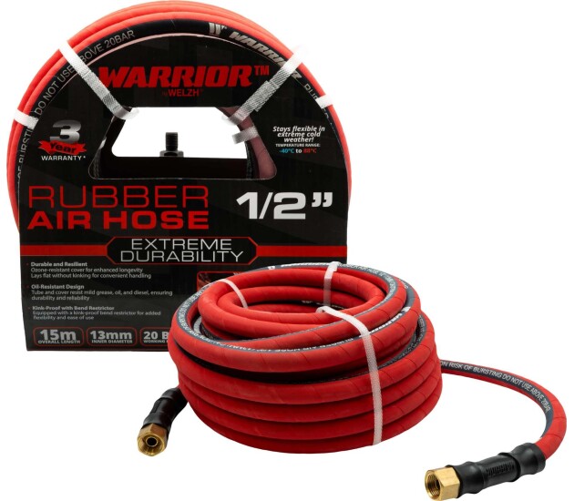 Welzh-Warrior™ Rubberen Luchtslang – ½" x 15 m