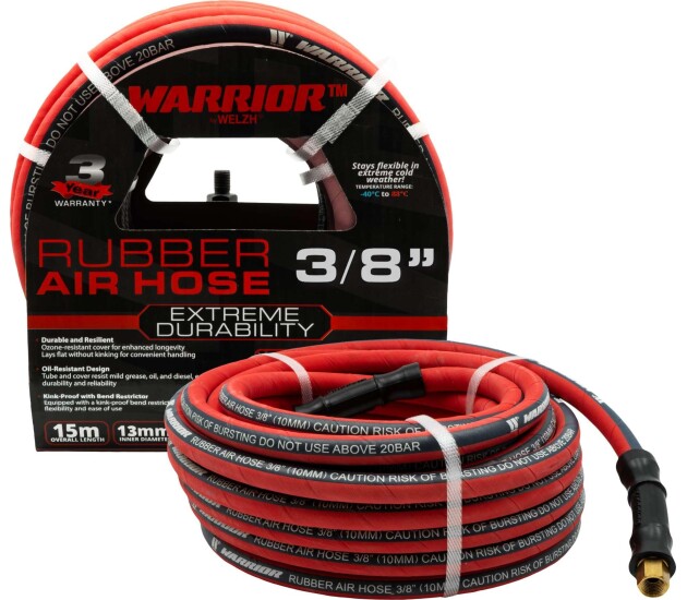 Welzh-Warrior™ Rubberen Luchtslang – ⅜" x 15 m