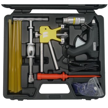 Professionele lakvrije deukreparatieset; met slaghamer