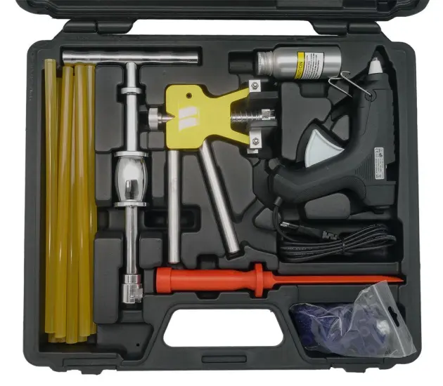 Professionele lakvrije deukreparatieset; met slaghamer