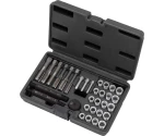 Gloeibougie schroefdraad reparatieset; 33-delig