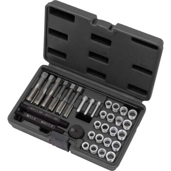 Gloeibougie schroefdraad reparatieset; 33-delig