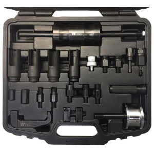 Injector verwijderkit met slaghamer en adapters; 24-delig