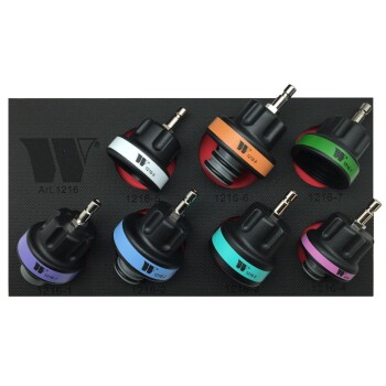 7-delige vernieuwde radiator adapter set