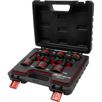 6-delige impact Torx set – 3/4'' aandrijving (T80–T100)