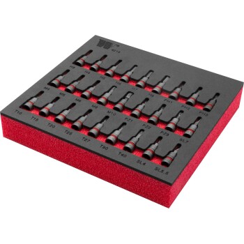 27-Delige bitdoppenset – Torx, Spline, inbus, PZ, PL & PH (1/4'' Aandrijving)