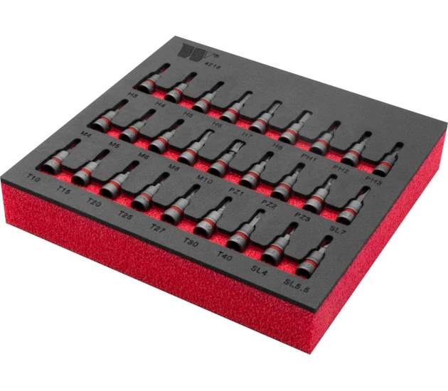 27-Delige bitdoppenset – Torx, Spline, inbus, PZ, PL & PH (1/4'' Aandrijving)