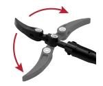 Uitschuifbare breekijzer dubbele draaibare kop (630–940 mm)