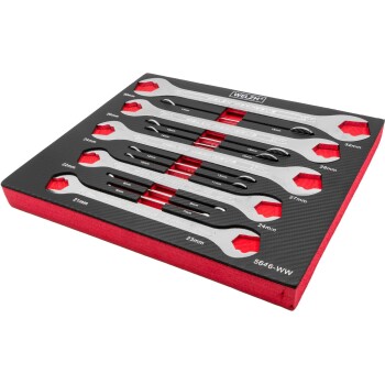 Super ultra dunne 12-Delige ‘'LOK-TYP’' moersleutelset (6-32-mm)