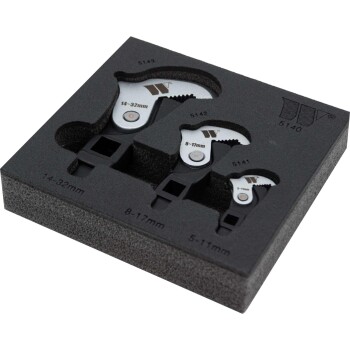 3-delige Quick-Grip verstelbare sleutelkopset