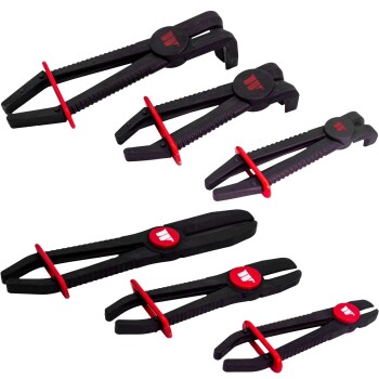 6-Delige slangklem tangen set – recht & gebogen