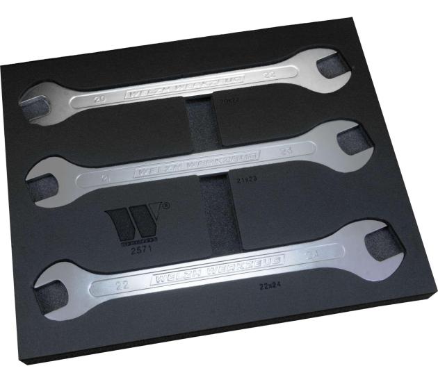 3-delige ultra dunne steeksleutelset 20-24mm