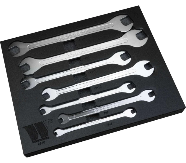7-Delige ultradunne steeksleutelset (6-19mm)