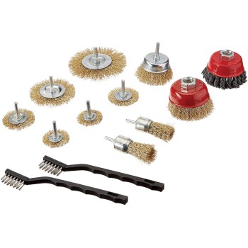 13-delige draadwiel- en cupborstelset