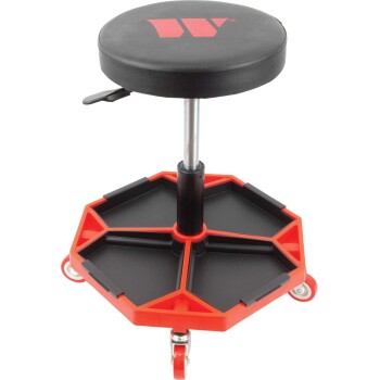 Automotive werkplaatskruk met gereedschapsopslag