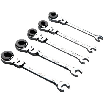 5-Delige flexibele ratelsleutel set voor remleidingen – (8 t/m 12 mm)