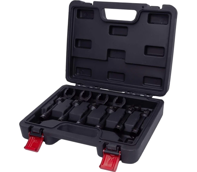 6-Delige diesel injectiesleutelset  met flexibele kop (12–19 mm)