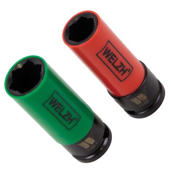 2-Delige slagdop set met kunststofbeschermer voor Mercedes-Benz (17 & 21 mm)