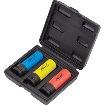 Beschermende slagdopsleutelset - Lok-Typ Serie (17, 19, 21 mm)