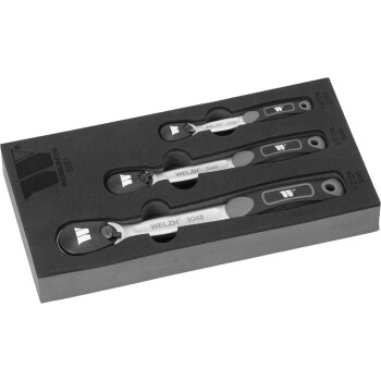 Ratelset 3-delig - Dust Proof Serie (1/4'', 3/8'' & 1/2'' drive)