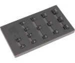 Extra korte slagvaste doppenset met 1/2'' aandrijving