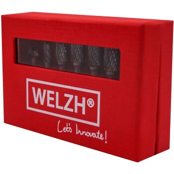 Carbide frezenset – kort model (7-delig)