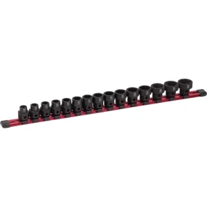 15-Delige impact doppenset - 1/2'' aandrijving (10–24 mm)