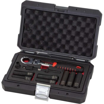 Doppenset voor gebruik met luchthamer (trilblok)