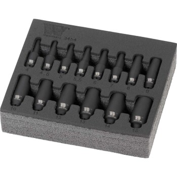 14-Delige dopsleutelset met diepe doppen