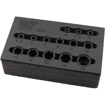 14-Delige dopsleutelset met ondiepe doppen (1/4'' aandrijving)