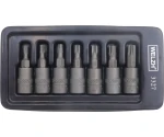 Bit Socket Set; 1/4''dr SE-V S2 steel Torx Set T10-T40
