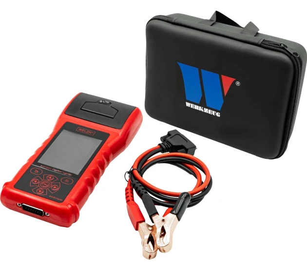 Intelligente batterijtester met printer (6-30V DC)
