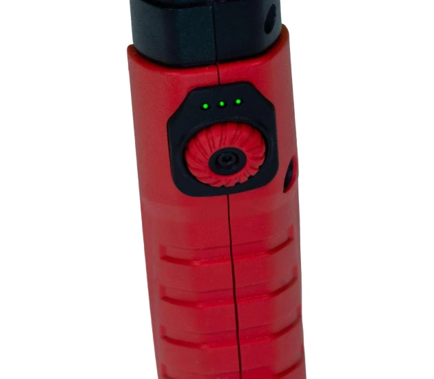 Slim Line multi-instelbare oplaadbare inspectiewerklamp (rood)