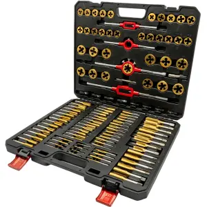 119-Piece Titanium Metric Tap & Die Set