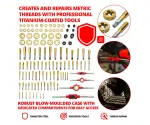 119-Piece Titanium Metric Tap & Die Set
